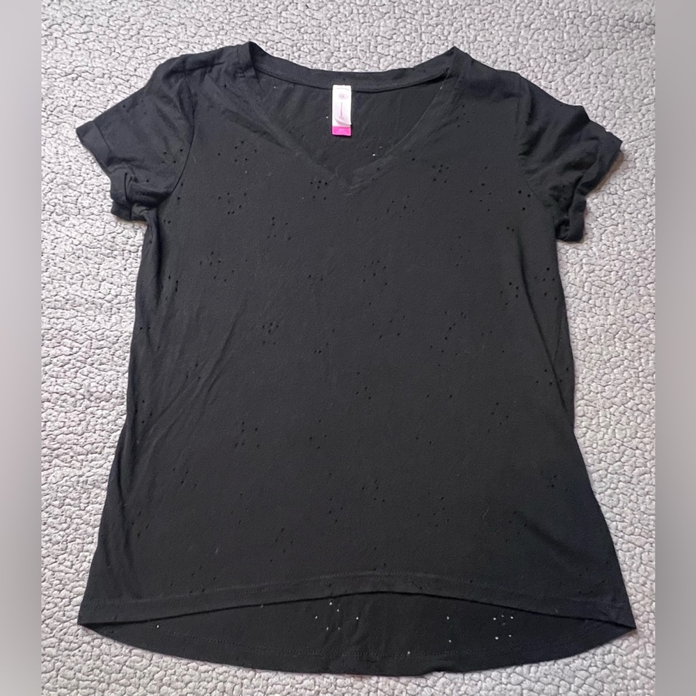 No Boundaries Black Shirt Sleeve T Shirt Juniors Size Large Small Whole Design